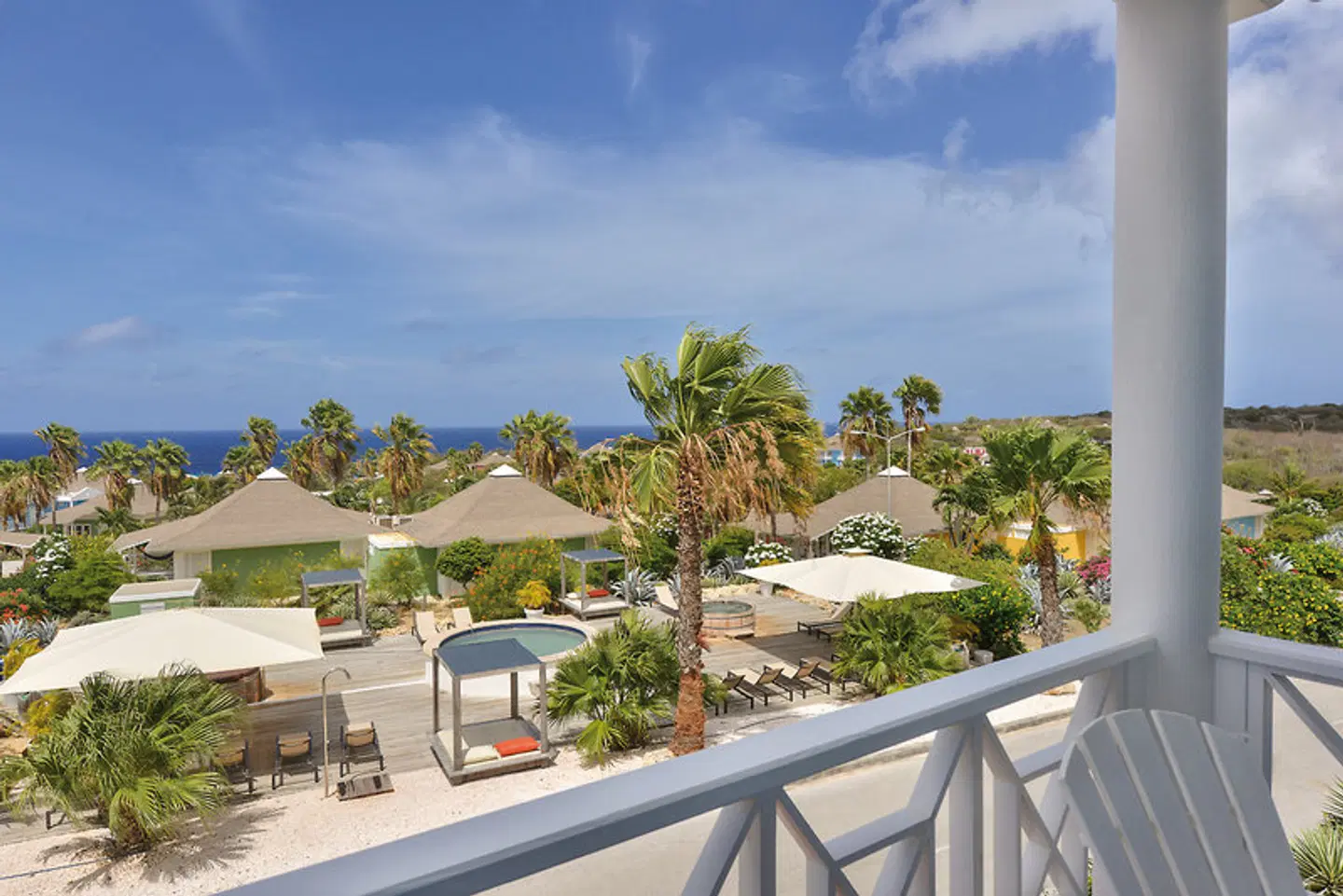 Chogogo Dive & Beach Resort Terrasse