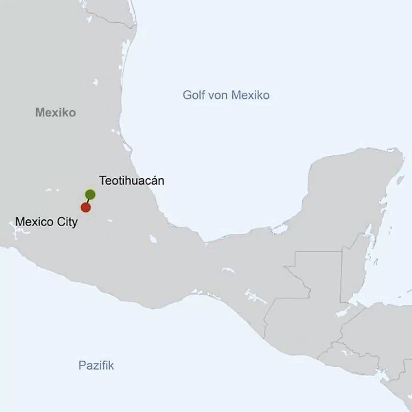 Highlights um Mexico City Landkarte