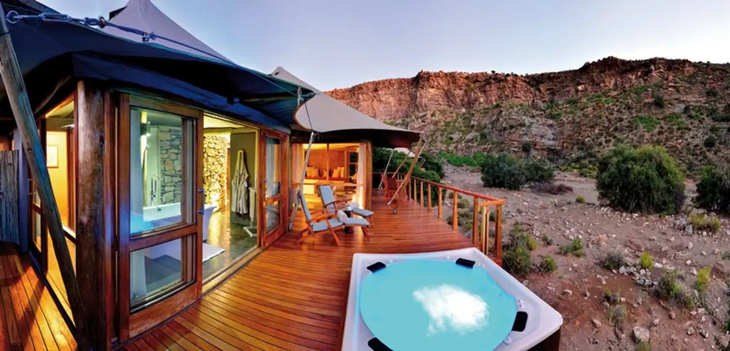 Sanbona Wildlife Reserve Terrasse