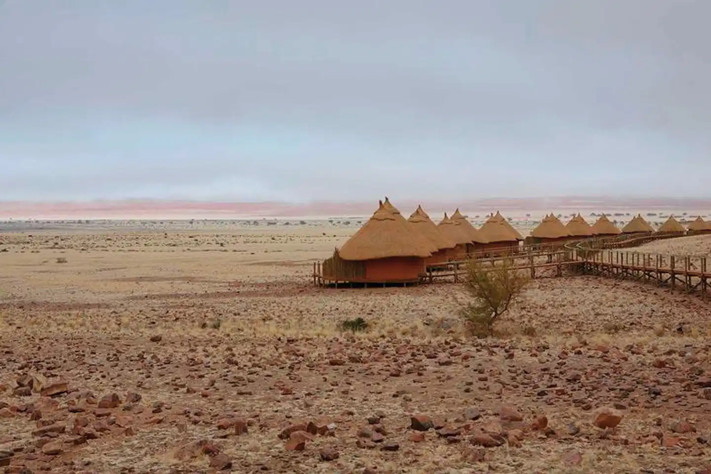 Sossus Dune Lodge Aussenansicht