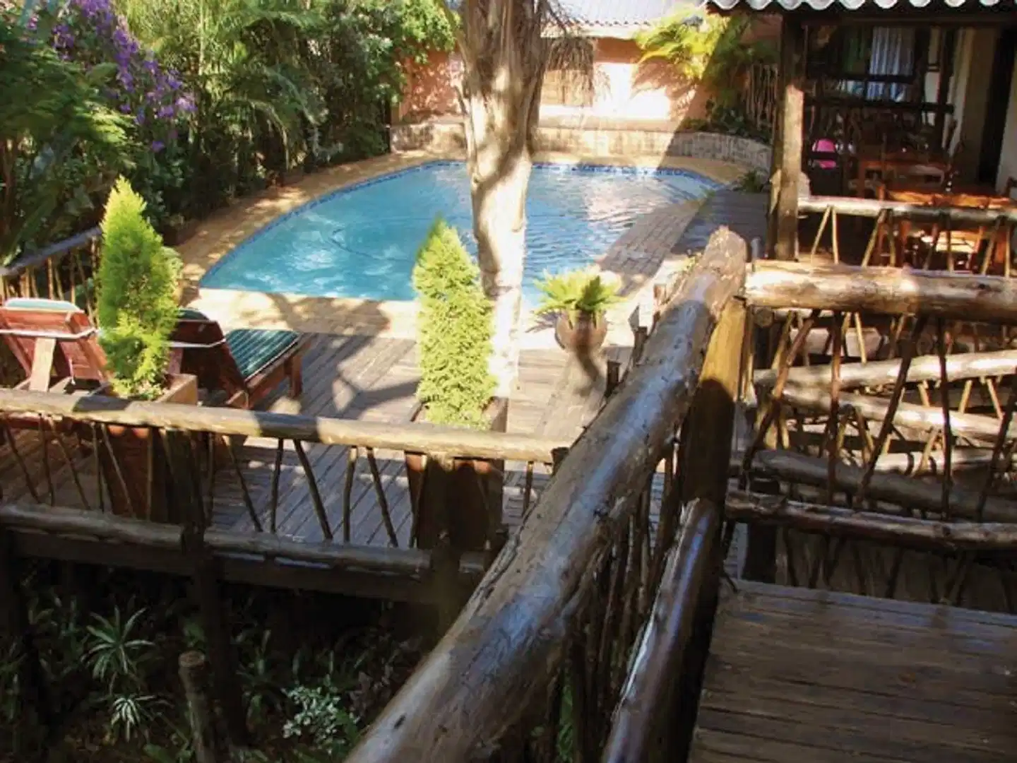Umlilo Lodge Terrasse
