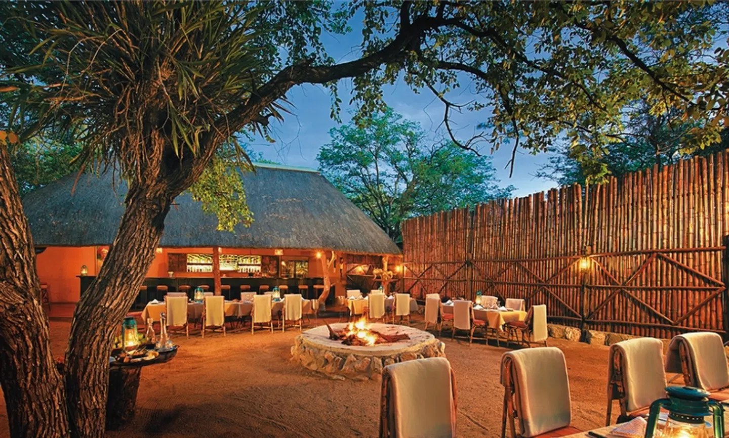 aha Makalali Private Game Lodge Terrasse