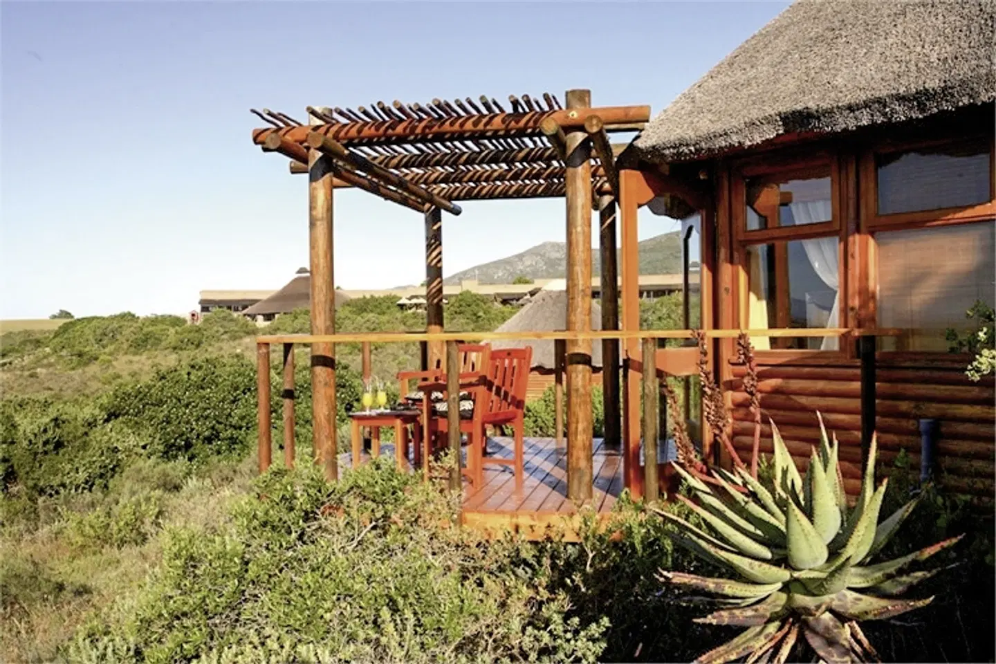 Garden Route Game Lodge Terrasse