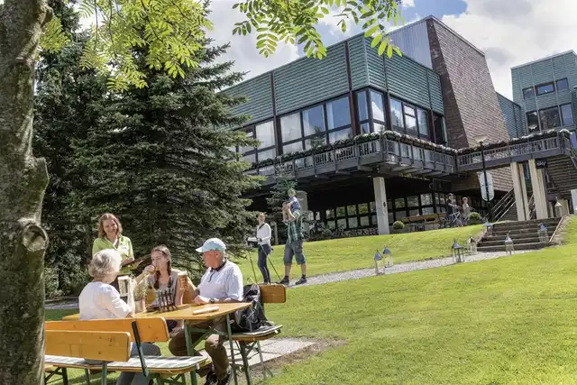 AHORN Waldhotel Altenberg Terrasse