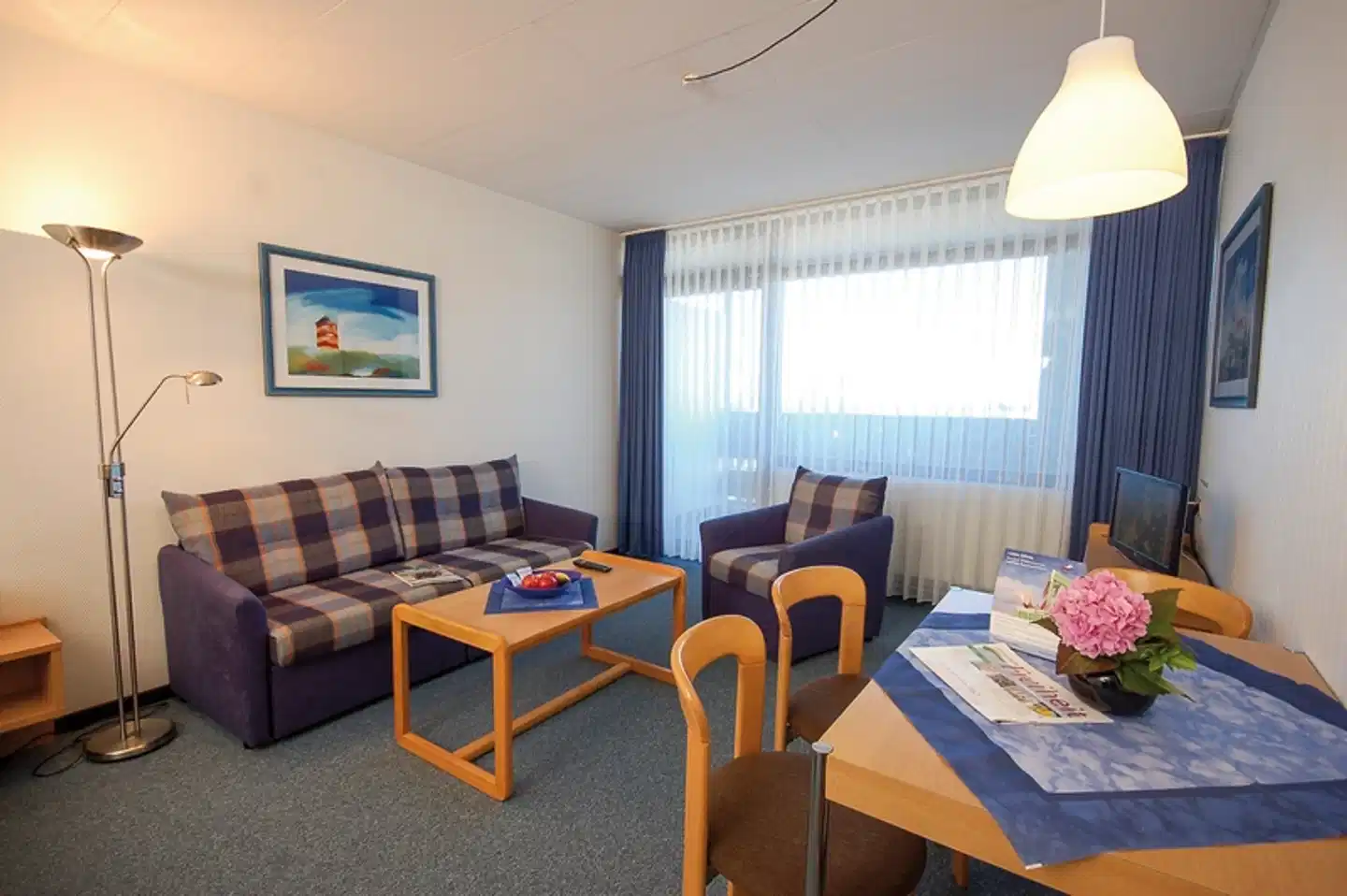 Aquantis Bensersiel Hotel & Ferienwohnungen Wohnbeispiel