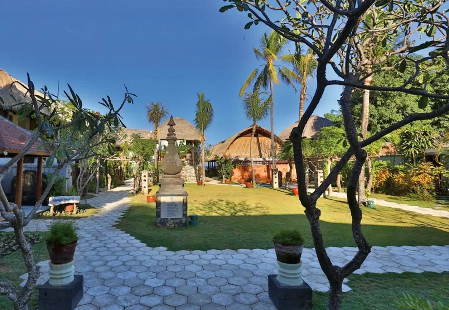Sudamala Resort Senggigi Lombok Garten