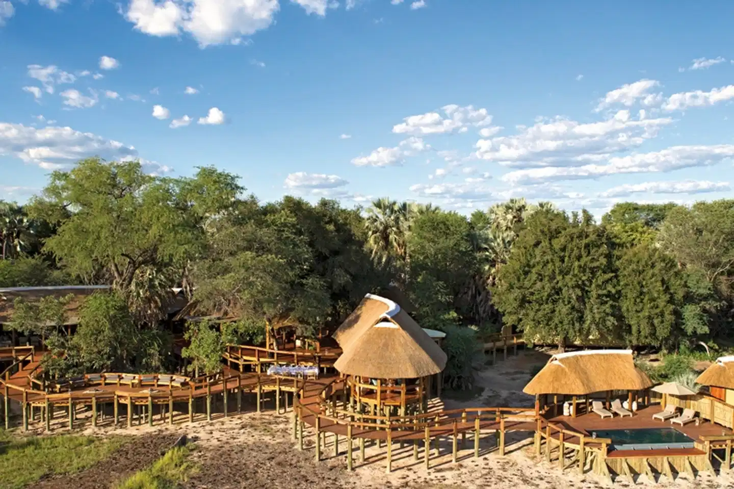 Camp Okavango Terrasse