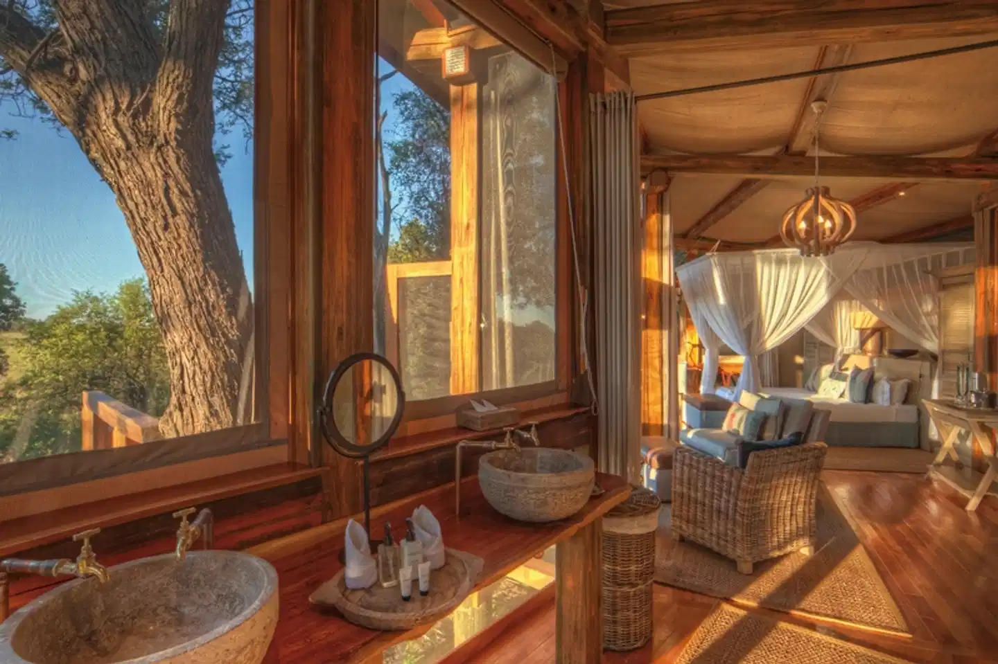 Camp Okavango Badezimmer