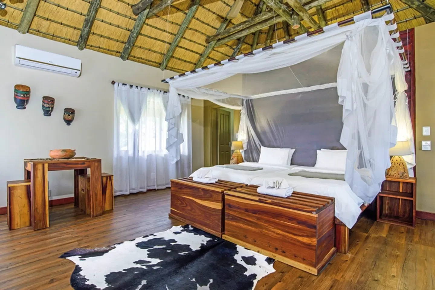 Hakusembe River Lodge Terrasse