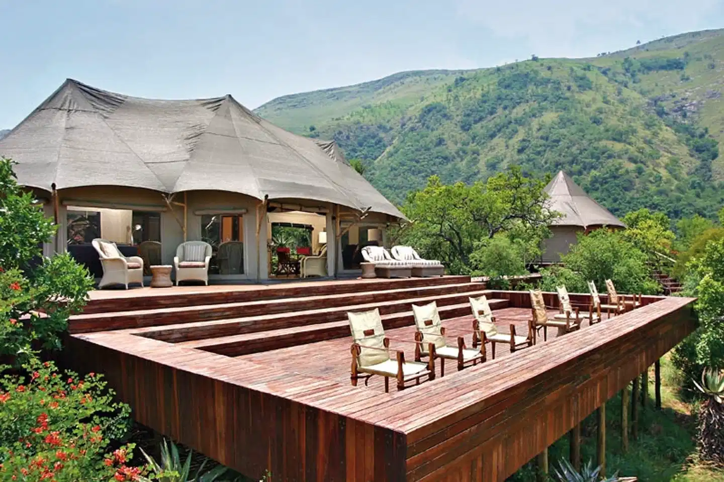 Nkomazi Komati Tented Lodge Terrasse
