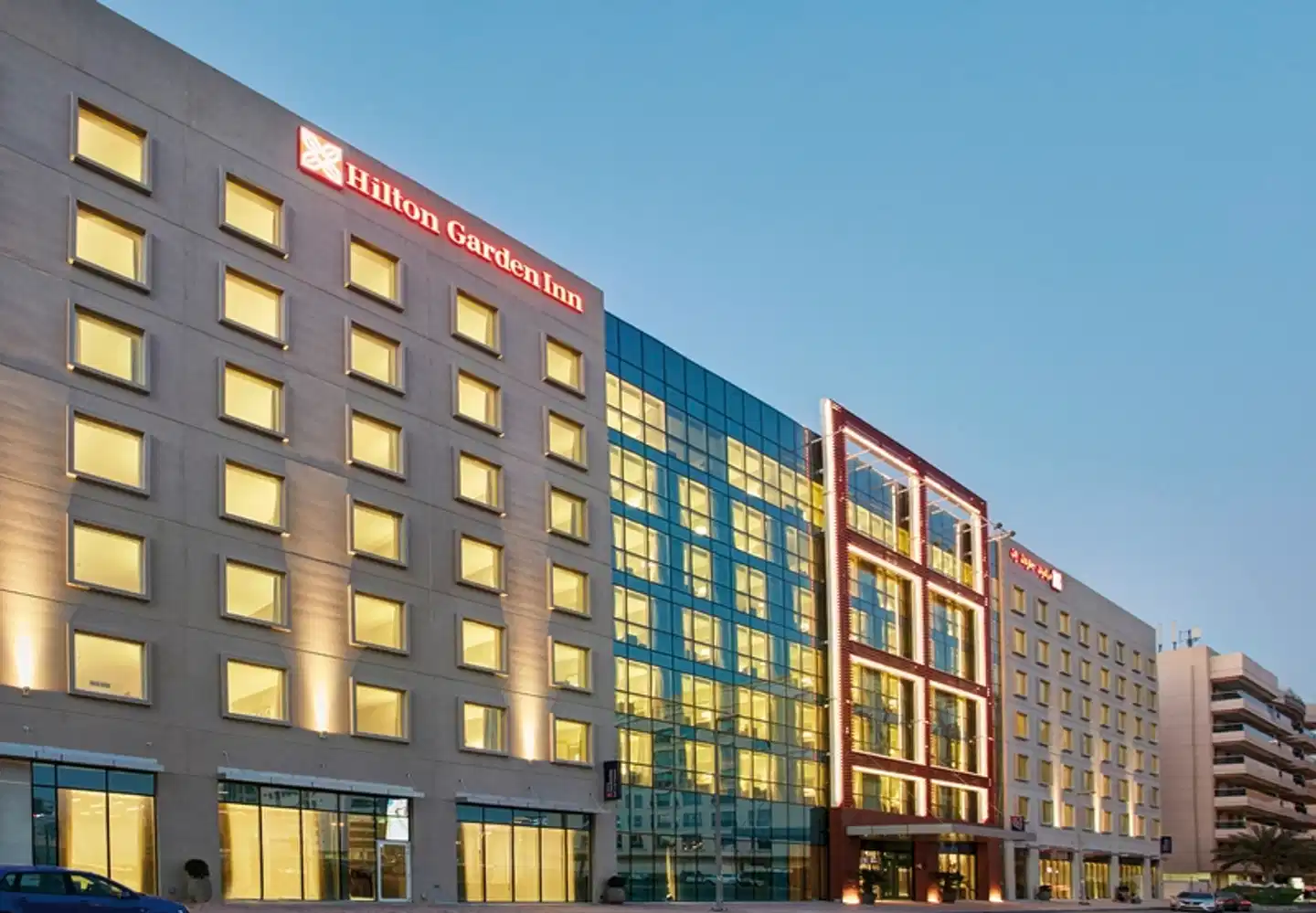 Hilton Garden Inn Dubai, Mall Avenue Aussenansicht