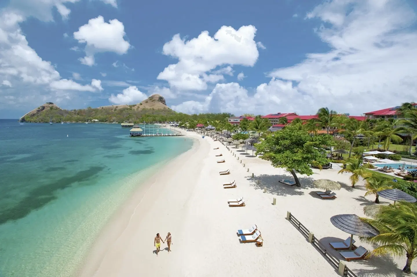 Sandals Grande St. Lucian Spa & Beach Resort Strand