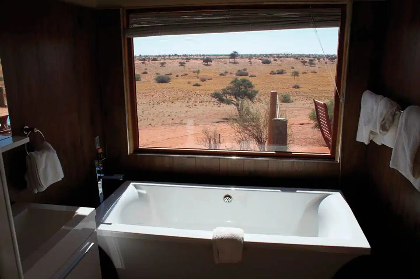 Bagatelle Kalahari Game Ranch Badezimmer