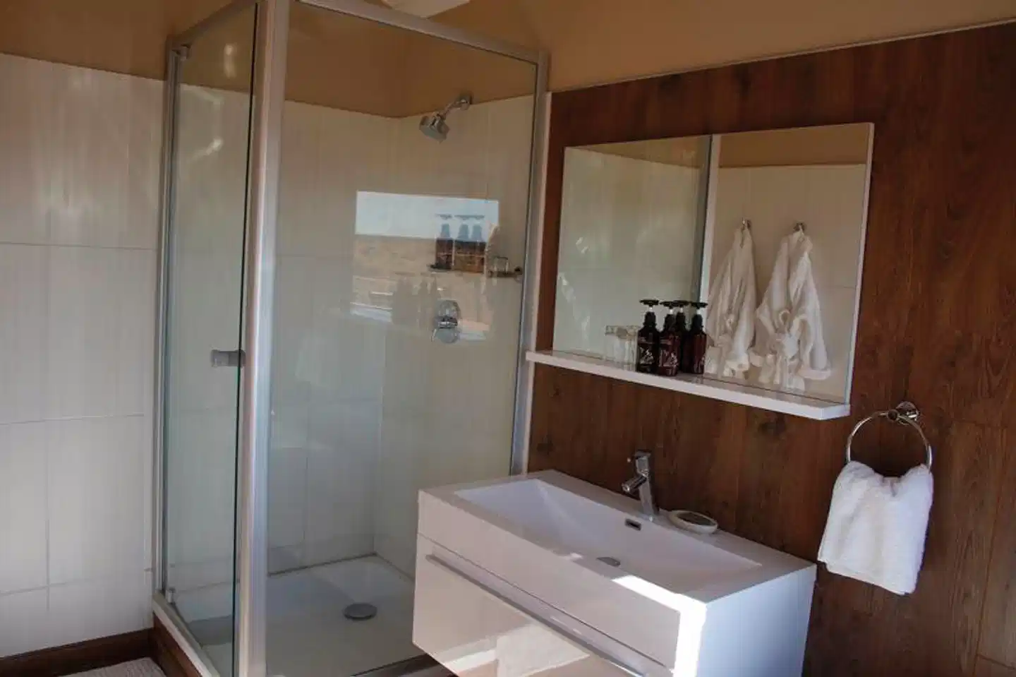 Bagatelle Kalahari Game Ranch Badezimmer