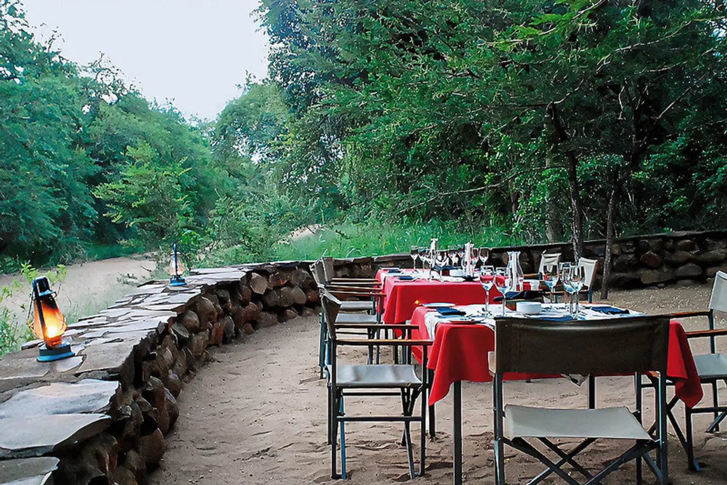 Mkhaya Game Reserve Terrasse