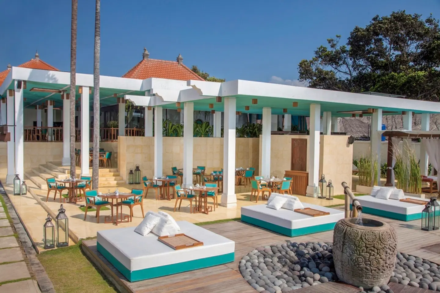 Sadara Boutique Beach Resort Terrasse