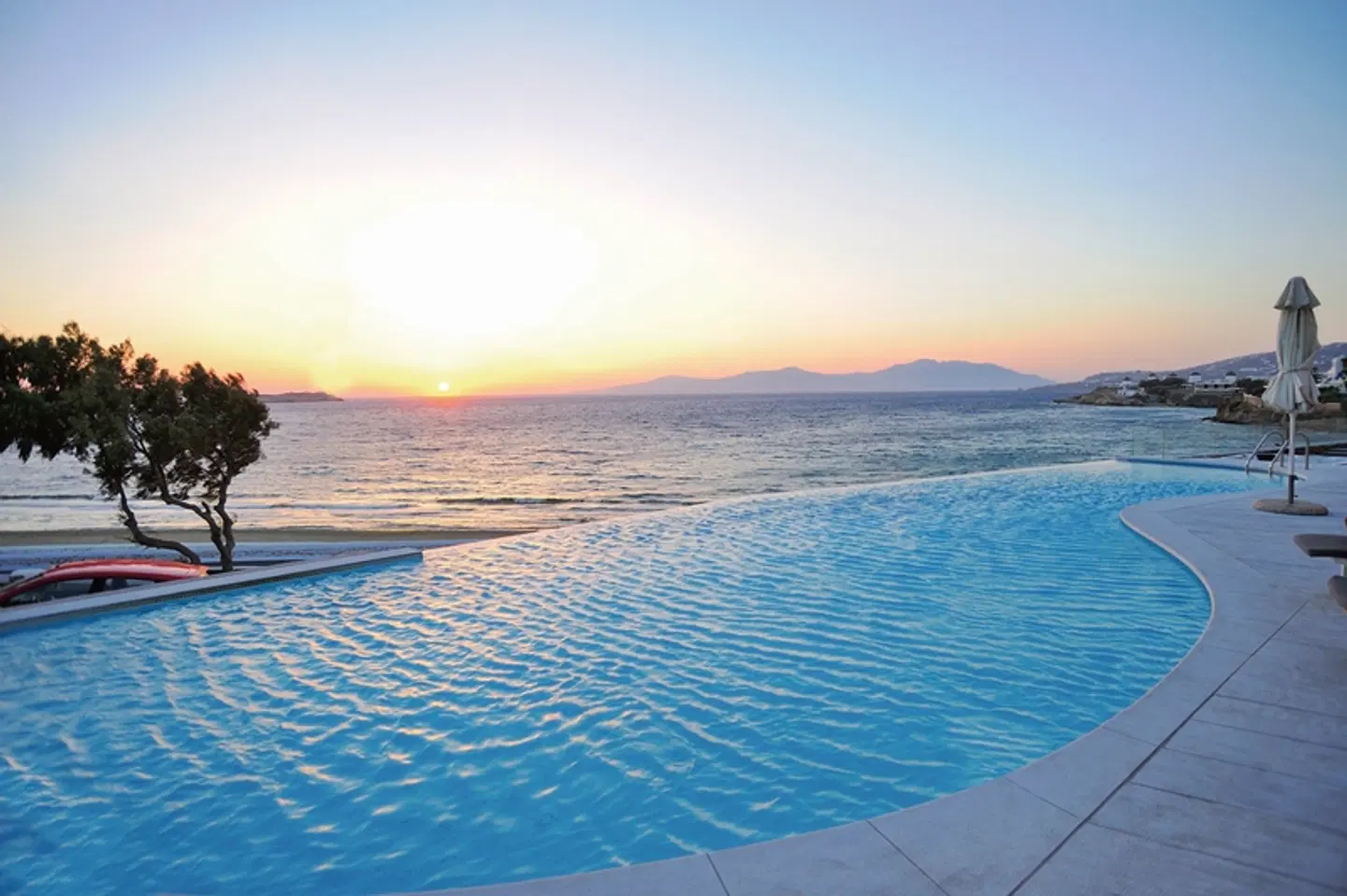 Mykonos Beach Landschaft