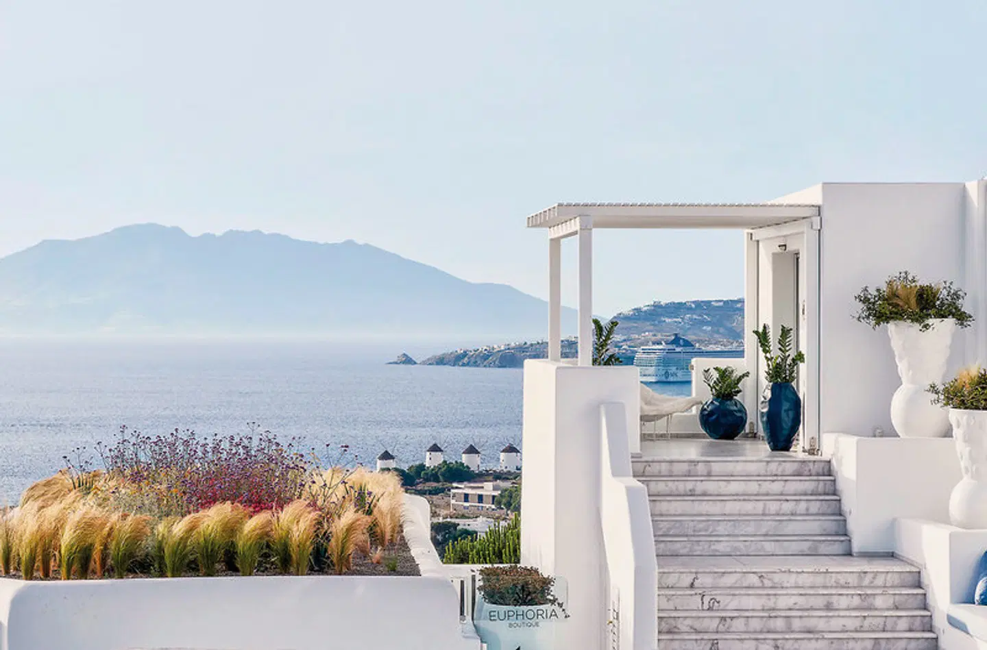 Myconian Kyma - Member of Design Hotels Terrasse