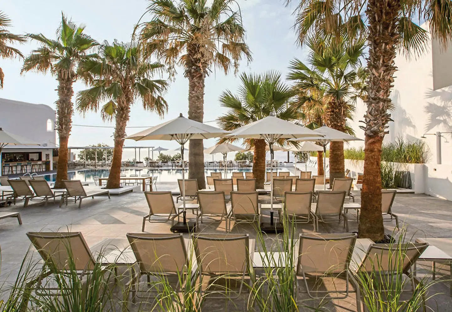 Kamari Beach Terrasse