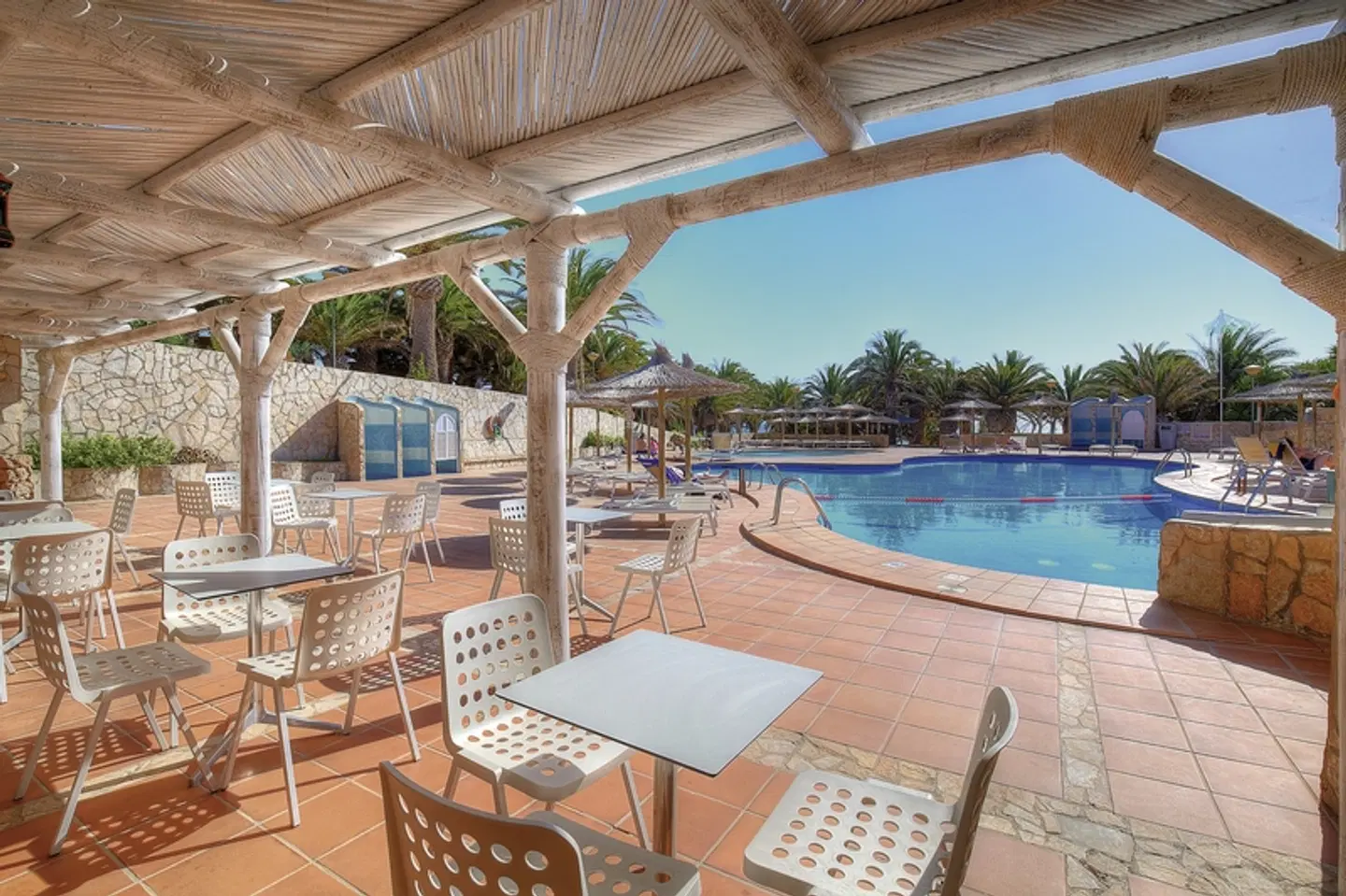 SBH Monica Beach Resort Terrasse
