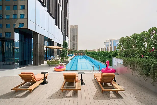 Barceló Business Bay, Dubai Terrasse