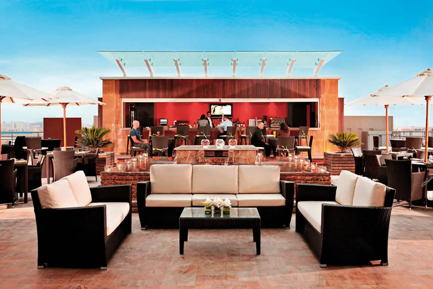 Radisson Blu Hotel Barsha Heights Terrasse