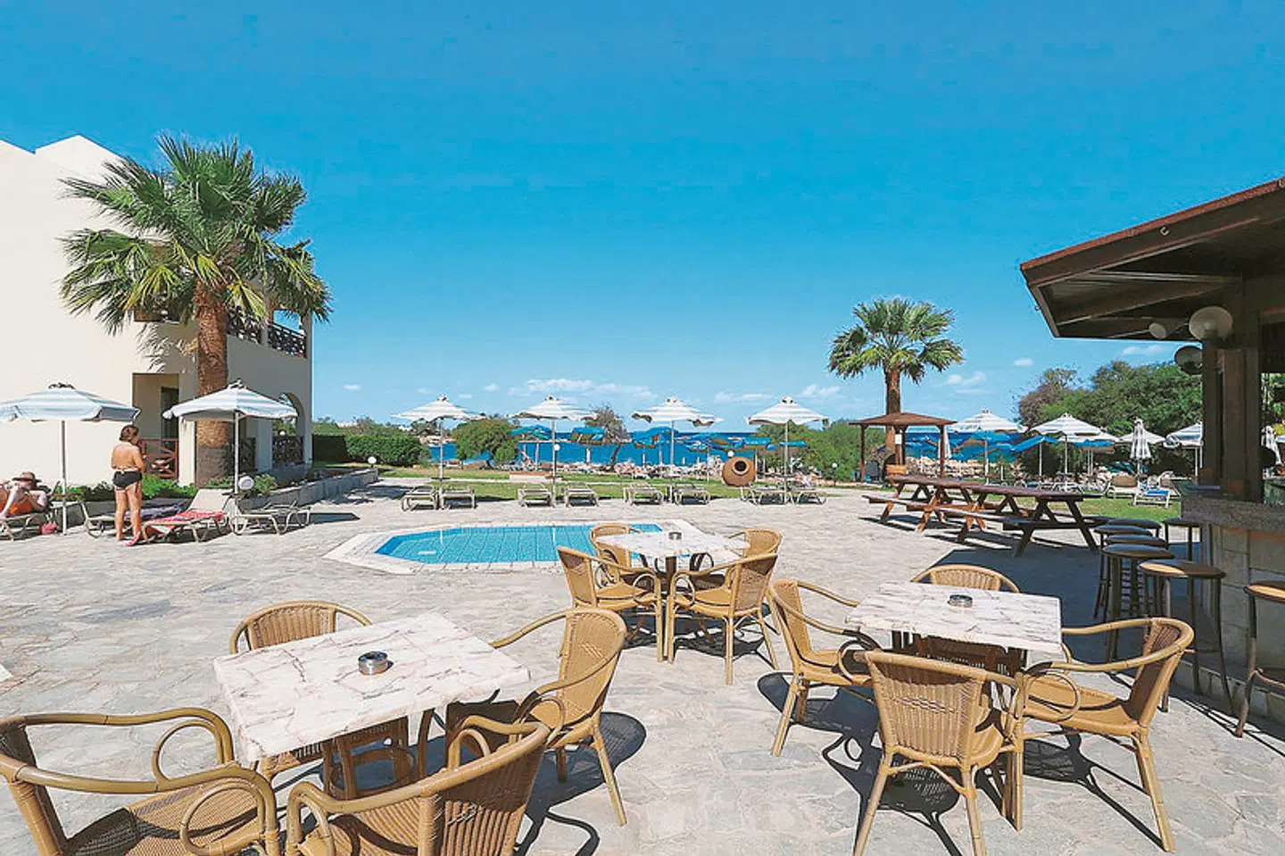 Mimosa Beach Terrasse