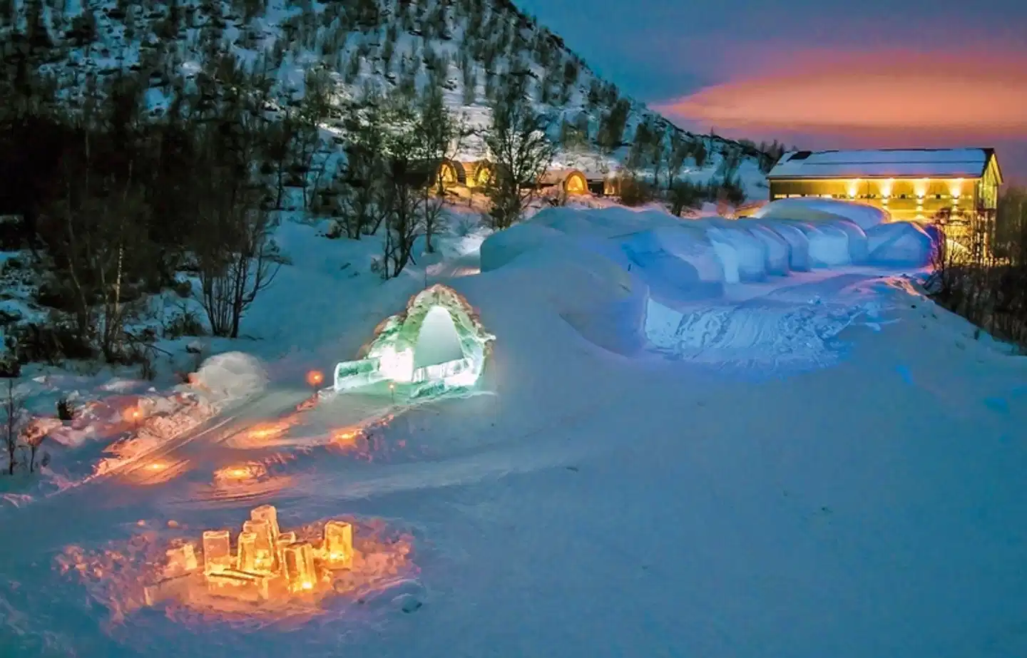 Kirkenes Snowhotel Landschaft