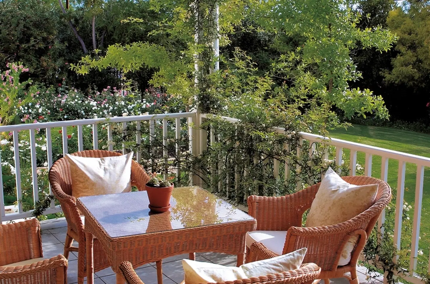 Rosenhof Country House Terrasse