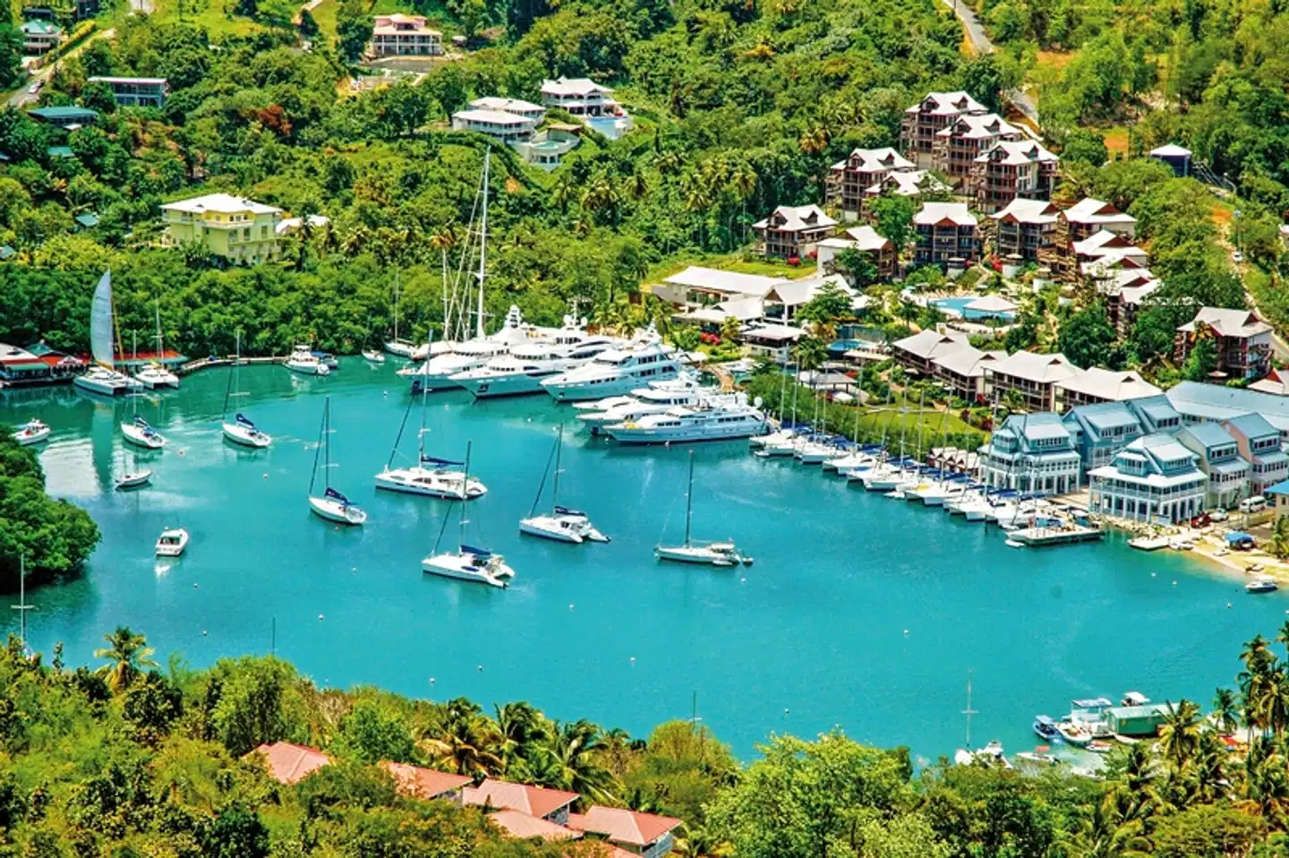 Zoëtry Marigot Bay St. Lucia Landschaft