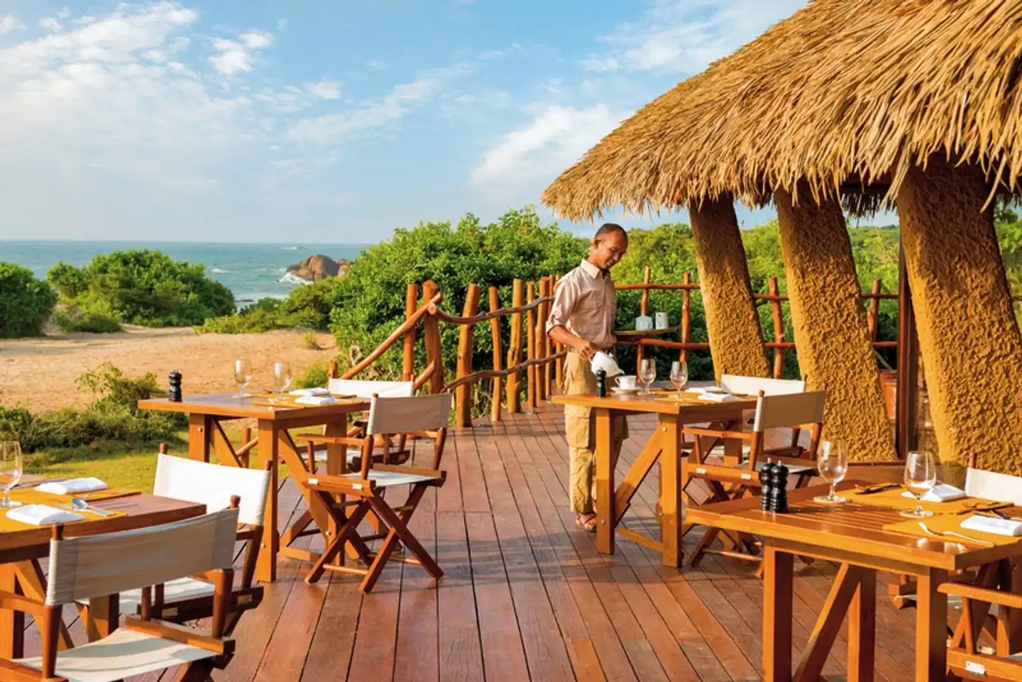 Uga Chena Huts Terrasse