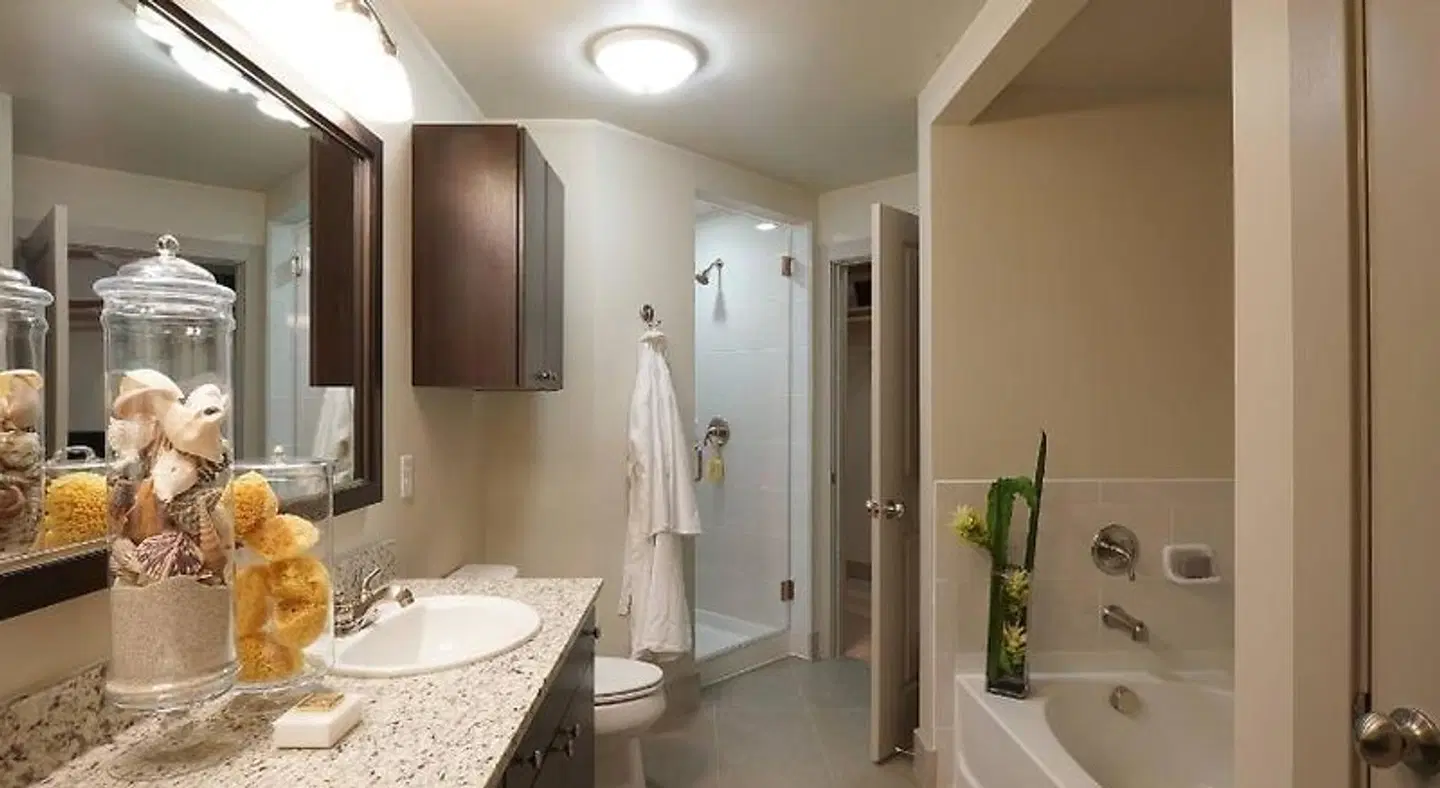 PDC Luxury Apartment Tysons Corner Badezimmer
