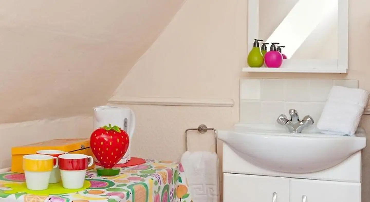 Strawberry Fields Badezimmer