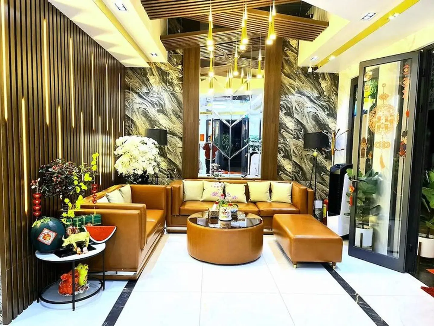 TH' LÊ HOTEL Terrasse