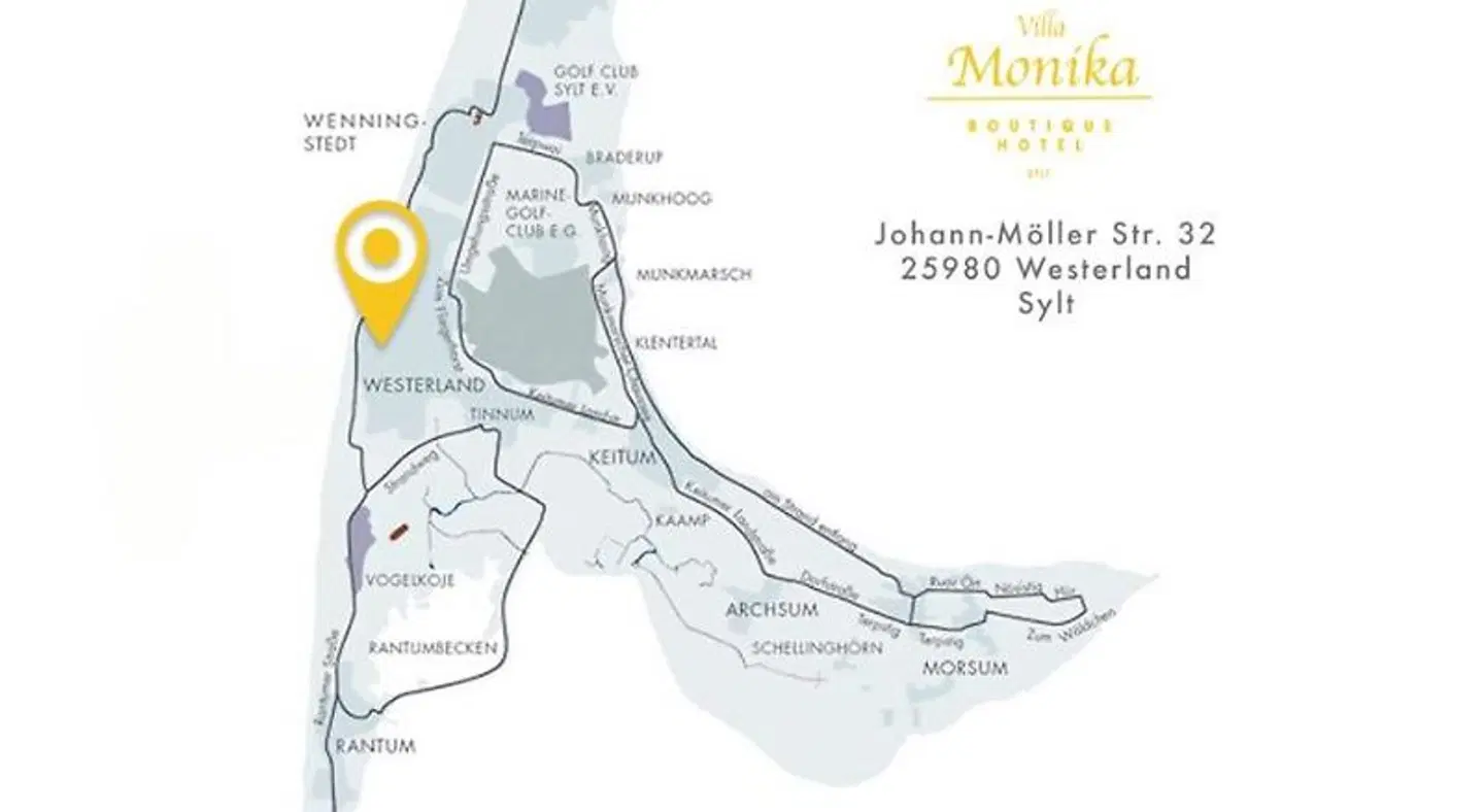 Boutique Hotel Villa Monika Landkarte