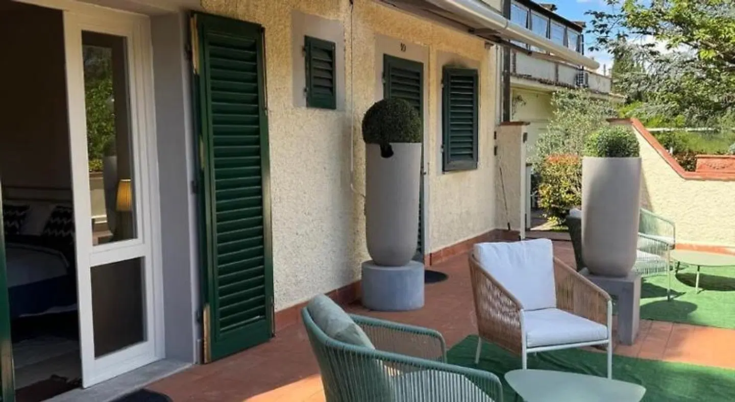 Cascina De' Fagiolari Terrasse