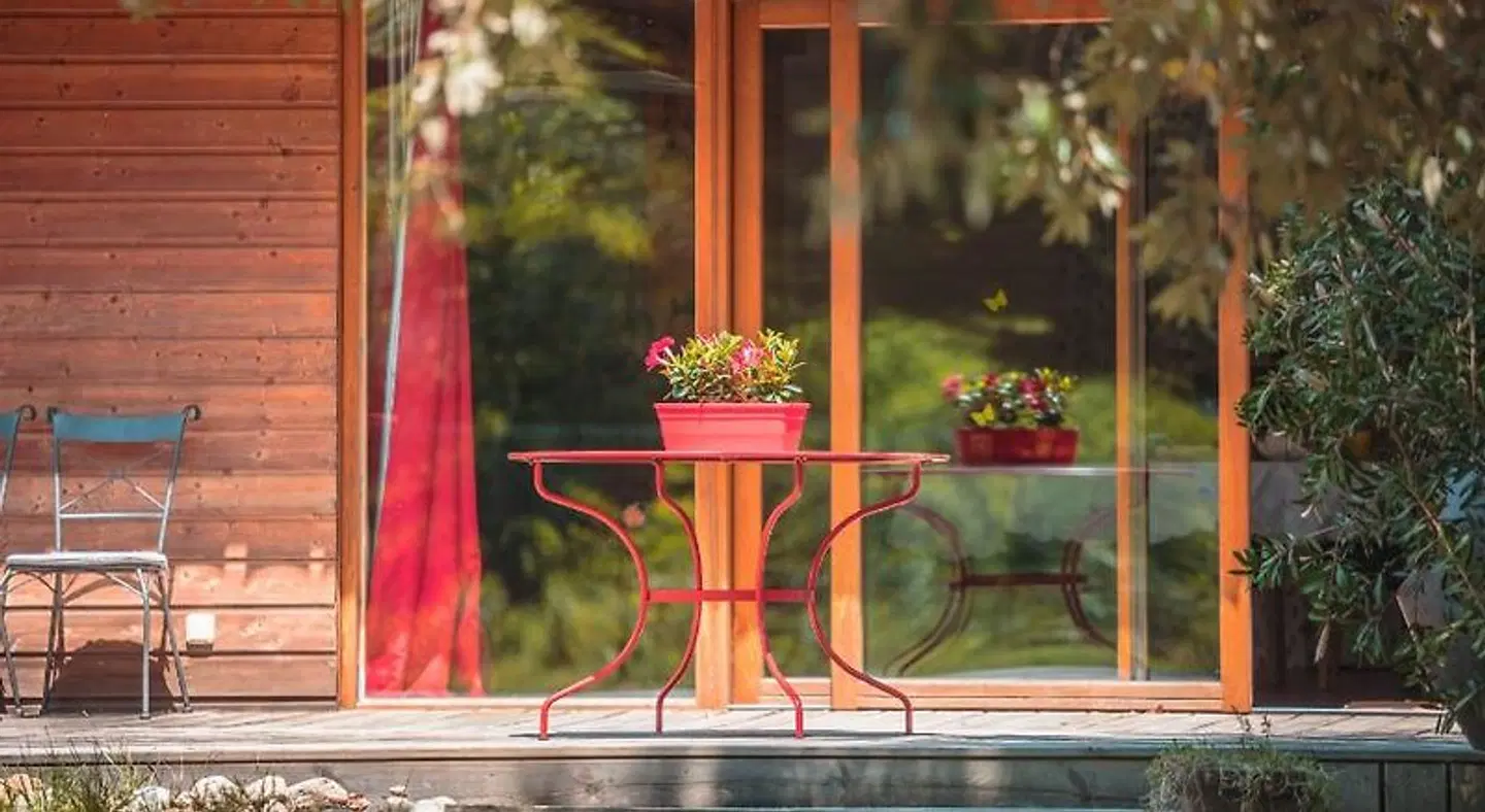 Chambre dHôtes Neptune Wood Terrasse