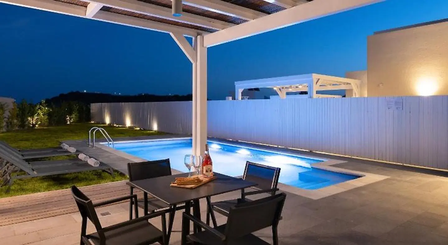 Pantheon Luxury Villas Rhodes Terrasse