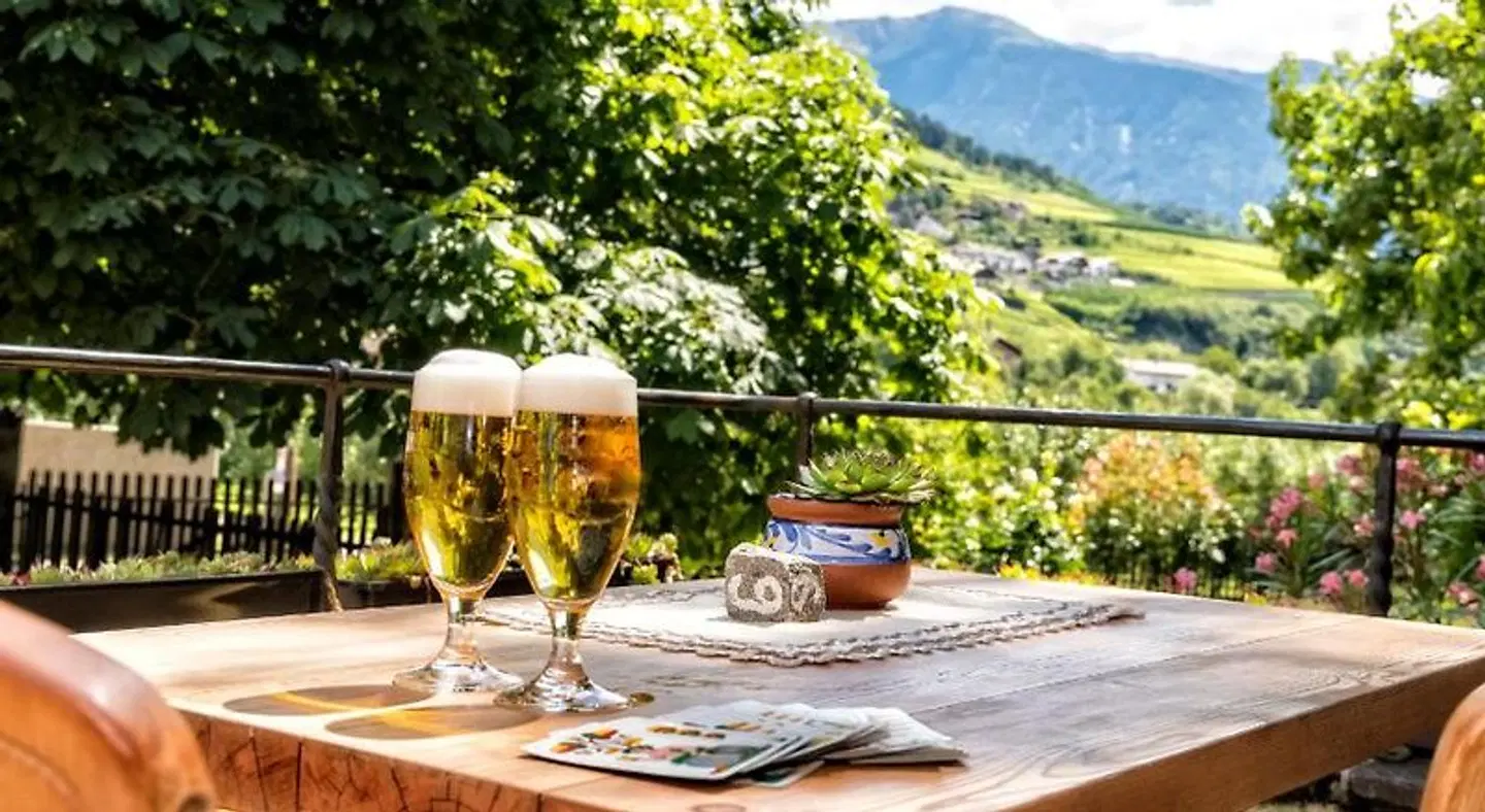 Hotel Brückenwirt Terrasse