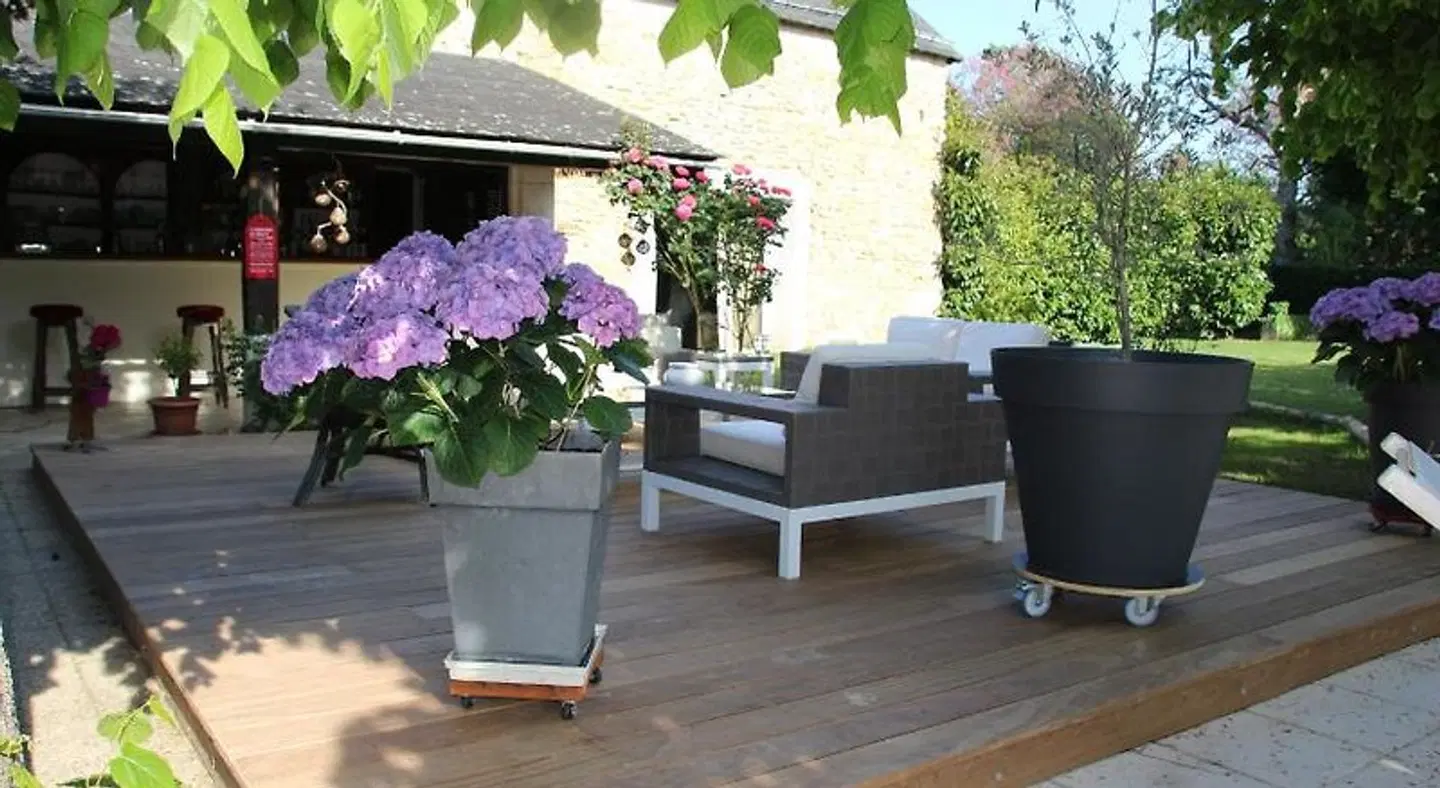 Manoir de Boisvilliers Terrasse