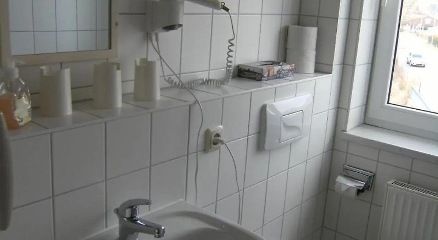 Hotel Ratscafe Ückeritz Badezimmer