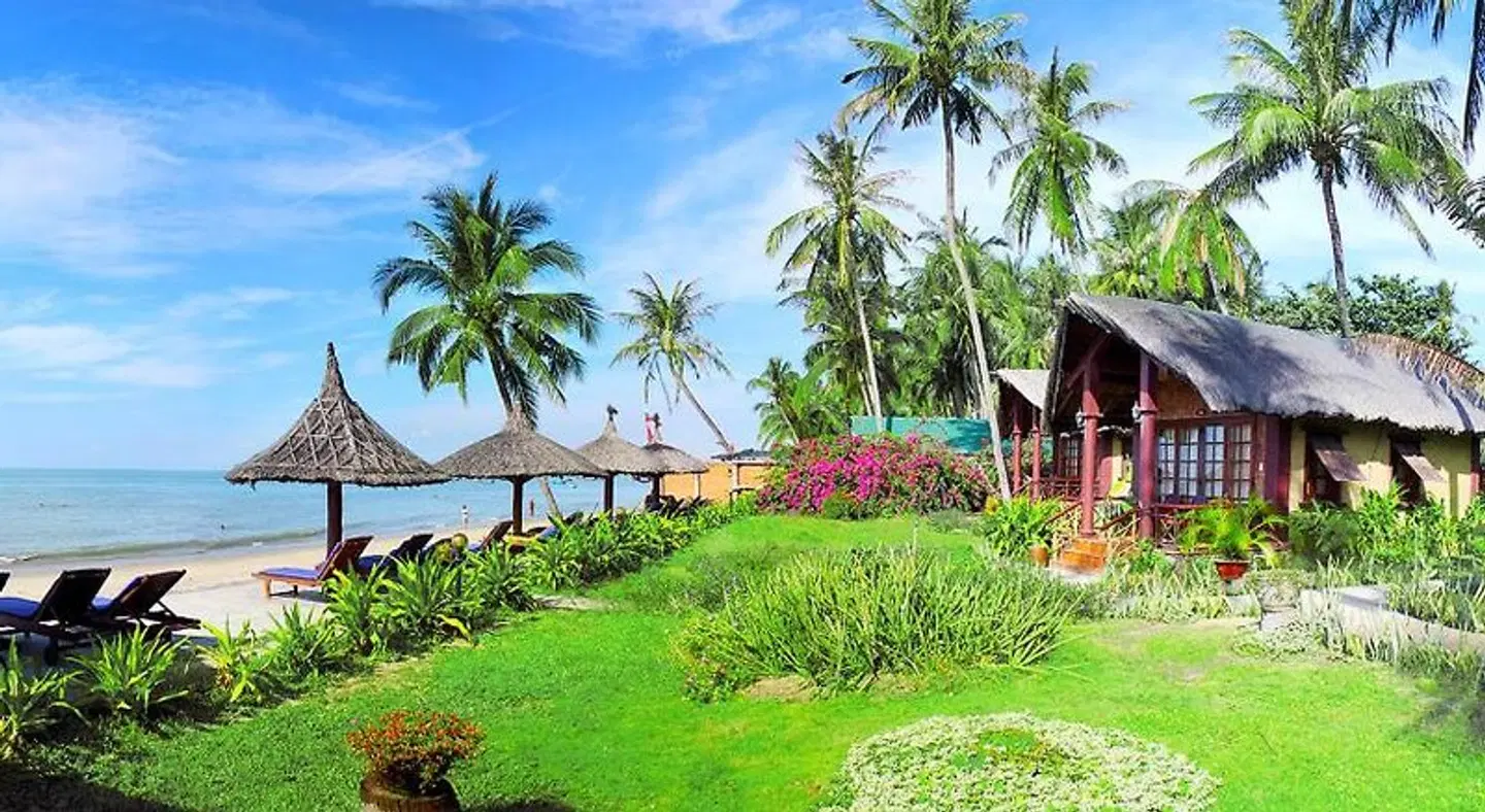 Little Muine Cottages Resort Garten