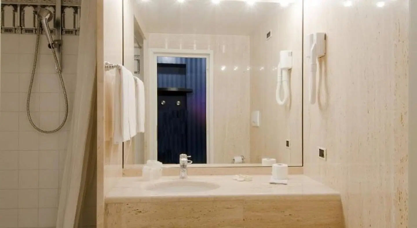 Grande Albergo Roma Badezimmer