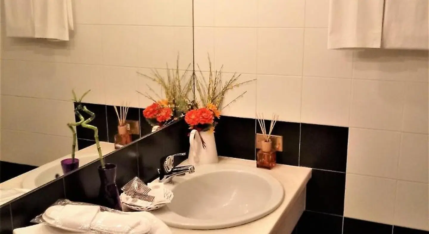 Hotel Dozza Badezimmer