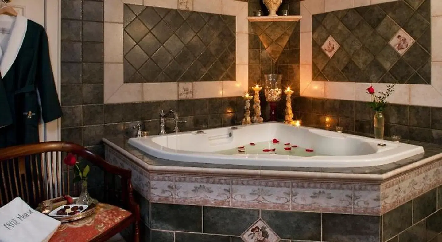 1802 House Bed & Breakfast Inn Badezimmer