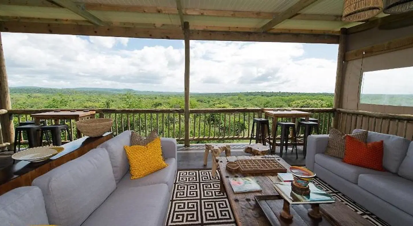 Zululand Lodge Terrasse