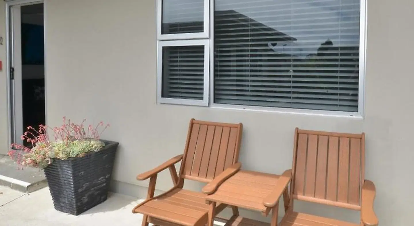 Fitzroy Beach Motel Terrasse