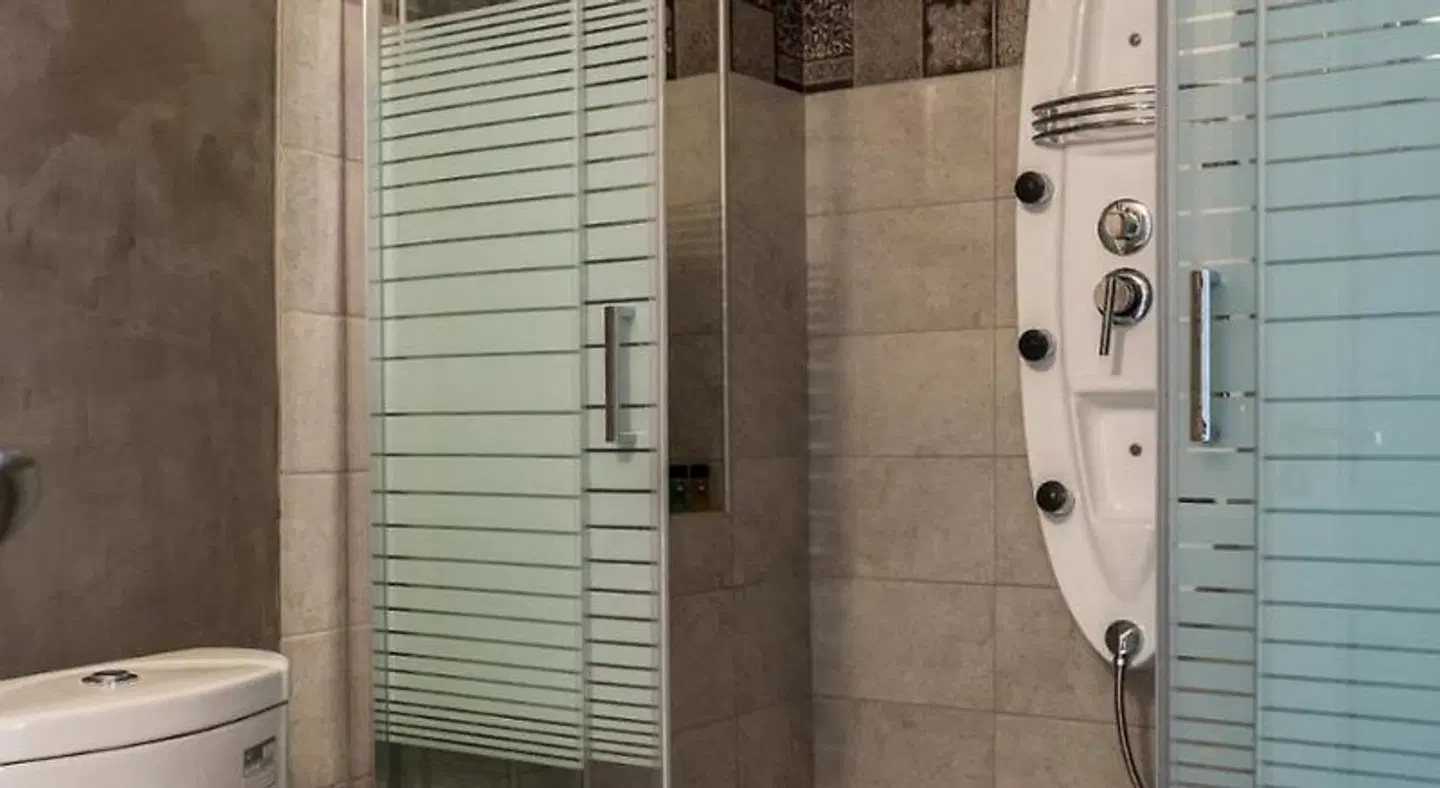 Evagelia Villas and Apartments Badezimmer