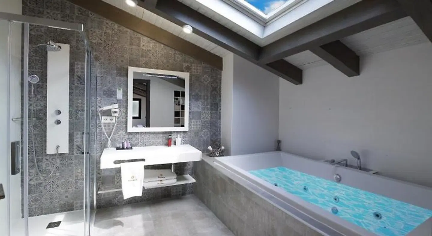 Hotel Boutique Hostemplo Badezimmer