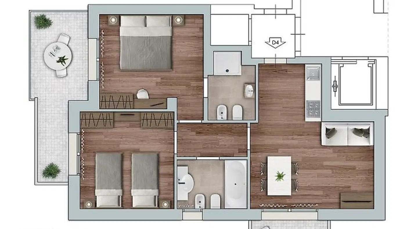 D-Place Aparthotel & Suite MODEL_IMPRESSION